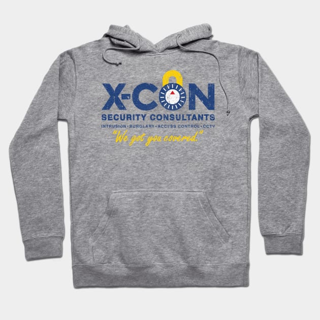 X-CON Security Consultants Hoodie by huckblade